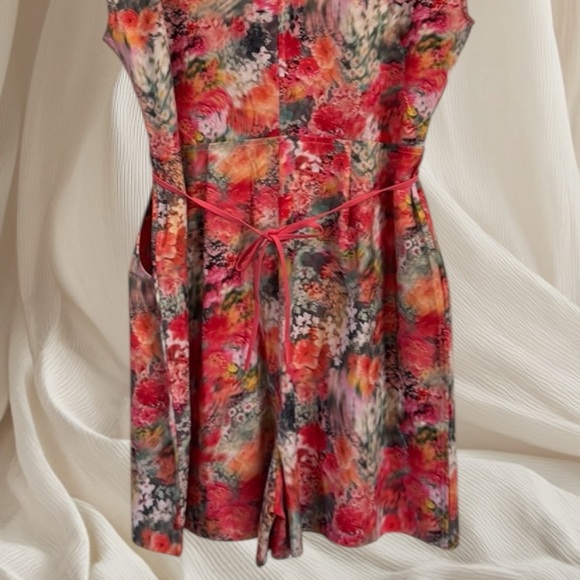 Athleta Womens Floral Marlow Romper - Picture 5 of 12